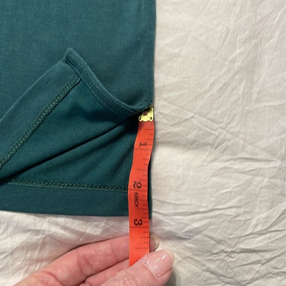 LOFT Outlet Teal Green 3/4 Sleeve Top with Ties Size M - Picture 10 of 10